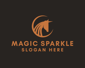 Unicorn - Magical Unicorn Horse logo design