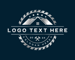 Hammer - Hammer Saw Construction logo design