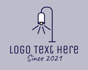 Modern Lamp Light Logo