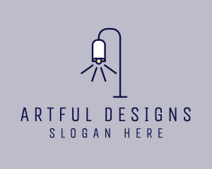 Modern Lamp Light logo design