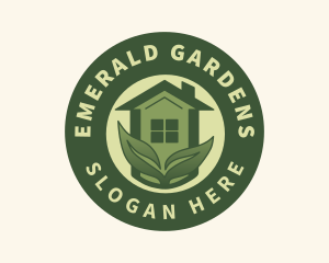 Leaf House Gardening logo design