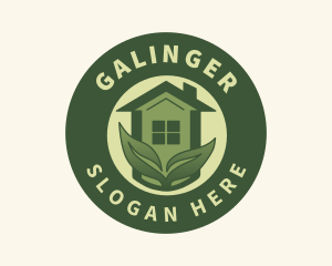 Grass - Leaf House Gardening logo design