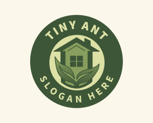 Leaf House Gardening logo design