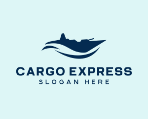 Carrier - Abstract Navy Ship logo design