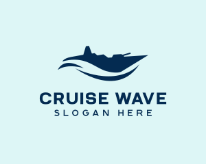 Cruiser - Abstract Navy Ship logo design