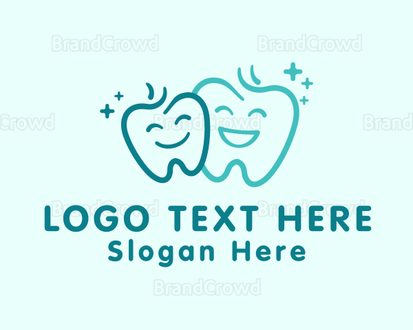 Happy Teeth Dentist Logo