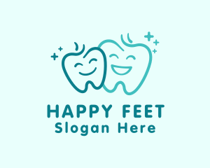 Happy Teeth Dentist  logo design