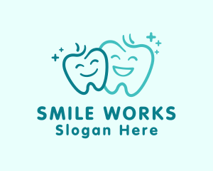 Teeth - Happy Teeth Dentist logo design