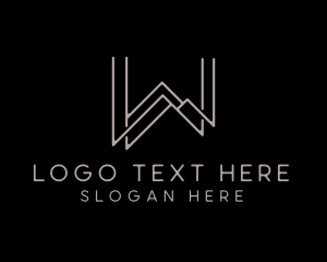 Letter W - Professional Fashion Tailoring logo design