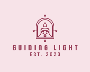 Spiritual Candle Arch logo design