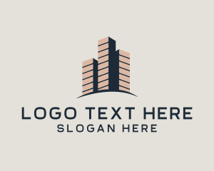 Modern - Minimalist Construction Building logo design
