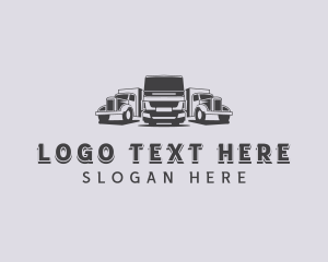 Mobile Crane - Trucking Mover Logistics logo design