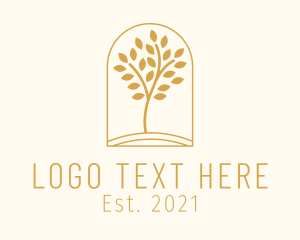 Sustainable - Natural Wellness Tree logo design