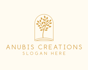 Natural Wellness Tree logo design