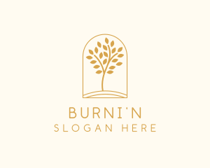 Natural Wellness Tree logo design