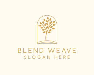 Natural Wellness Tree logo design