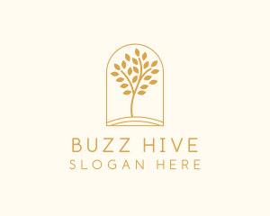 Natural Wellness Tree logo design