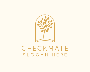 Natural Wellness Tree logo design