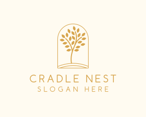 Natural Wellness Tree logo design