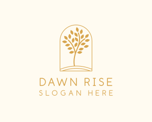 Natural Wellness Tree logo design