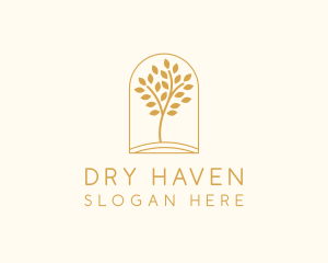 Natural Wellness Tree logo design