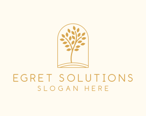 Natural Wellness Tree logo design