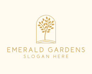 Natural Wellness Tree logo design