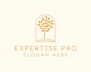 Natural Wellness Tree logo design