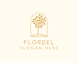 Natural Wellness Tree logo design