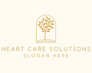 Natural Wellness Tree logo design