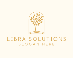 Natural Wellness Tree logo design