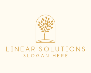 Natural Wellness Tree logo design