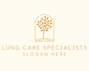 Natural Wellness Tree logo design