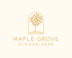 Natural Wellness Tree logo design