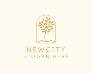 Natural Wellness Tree logo design