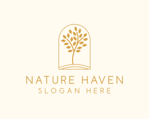 Natural Wellness Tree logo design