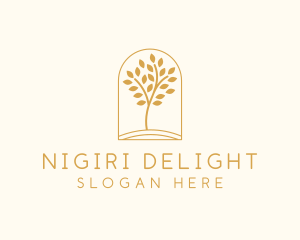 Natural Wellness Tree logo design