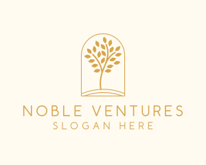 Natural Wellness Tree logo design