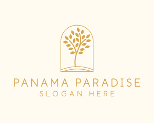 Natural Wellness Tree logo design