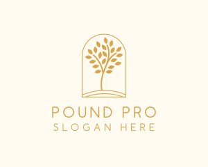 Natural Wellness Tree logo design