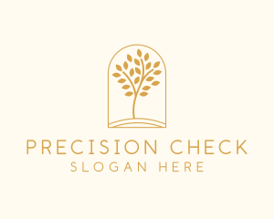 Natural Wellness Tree logo design