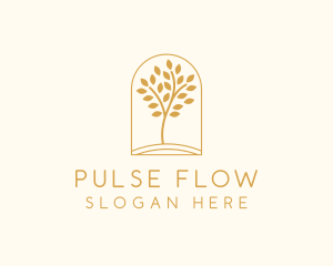 Natural Wellness Tree logo design