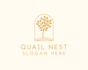 Natural Wellness Tree logo design