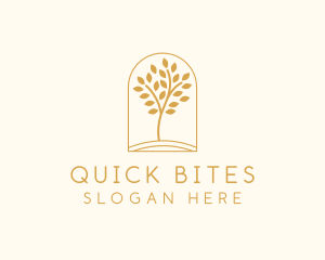 Natural Wellness Tree logo design