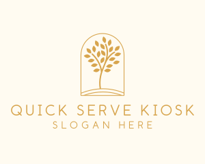 Natural Wellness Tree logo design