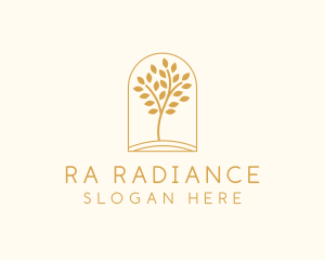 Natural Wellness Tree logo design