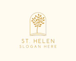 Natural Wellness Tree logo design