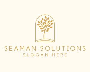 Natural Wellness Tree logo design