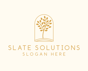 Natural Wellness Tree logo design