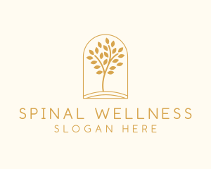 Natural Wellness Tree logo design